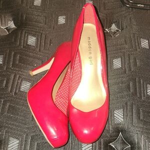 Madden Girl Bold Pink Heels